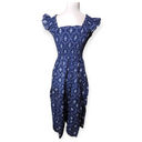 Hill House Ellie Nap Dress Size Large Navy Trellis Collector's Edition Photo 2