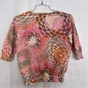 Krass&co 5/$25liz &  cotton button up short sleeve cardigan size small Photo 2