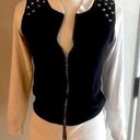 Kirra black & white studded jacket small #36 Photo 0