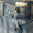 Cello  Light-Washed Distressed Raw Hem Jeans size 3 Photo 1