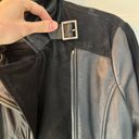 Bernardo Suede Leather Jacket Photo 3