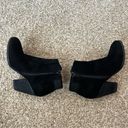 mix no. 6 Black Suede Booties Acosa Size 6 Photo 6