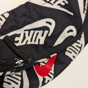 Nike  Heritage Fanny Pack Crossbody Waist Bag Hip Purse Black White All Over Red Photo 5