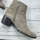 Sam Edelman  Suede Ankle Boots Tan Joey Booties 6 1/2 Neutral Boho Minimalist Photo 2