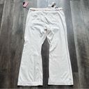 7 For All Mankind Jen7 by  Belted Wide Leg Trouser Pants Size 18 Off White NWT Photo 10