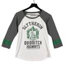 Harry Potter  Slytherin Quidditch Shirt‎ Womens Size Small Seeker Hogwarts Green Photo 0