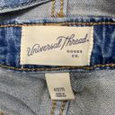 Universal Threads Universal Thread Medium Wash Cropped Denim Bibs Overalls Size 4/27 Photo 9