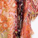 ZARA Dress boho printed viral blogger summer long sleeve Vacation Photo 9