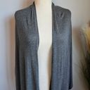 Nordstrom , New, Gray Wool Blend Ruana Draped Cardigan Wrap Topper, One Size Photo 2