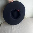 Pacific&Co San Diego Hat  Felted 100% Wool Hat Wide Brim Floppy SunHat Black Photo 6