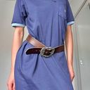 Dior 🤍VINTAGE RARE CHRISTAIN  BLUE & LIGHT BLUE POLO TSHIRT DRESS WITH POCKET & BOWS🤍 Photo 9