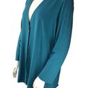 J.Jill  Wearever Collection Womens Size XL Teal Cardigan Sweater Single Button Photo 3