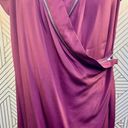 ALLSAINTS  Adria Silk Zipper Dress in Deep Burgundy Photo 3