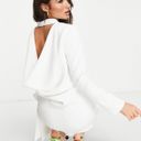 ASOS Design Cowl Back Tie Front Dress Photo 1