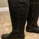 Audrey Brooke Black Leather Boots, 6.5 Photo 1