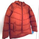 Bernardo NWT  Love Full Circle Hooded Rust Puffer Jacket Sz M Photo 3