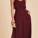 Birdy Grey  Gwennie Bridesmaid Dress in Chiffon Cabernet Size Large NWT Photo 2