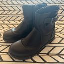 Birkenstock  Stowe Black Leather Ankle Boot size 39 Photo 0