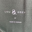 Lou & grey  Ponte Knit Pocket Capri Leggings Olive Green Size LP Photo 6