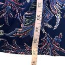 Ralph Lauren Lauren  Size 8 Blue Floral Surplice Jersey Dress Long Sleeves Photo 11