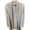 BCBGMAXAZRIA  gray long knit cardigan wool blend sz M Photo 0