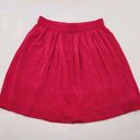 Rachel Zoe  Womens Mini Skirt Size XS Pleated Pink Elastic Waist Photo 2