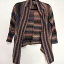 BKE  cardigan open front stripes colorful size medium raime blend Photo 0