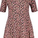 Boohoo  Plus Size Floral Cottagecore High Neck Flowy Jersey Knit Shift Dress Photo 2