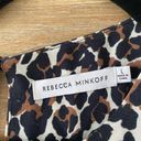 Rebecca Minkoff  cheetah print blouse size large Photo 1