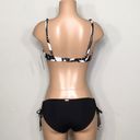 Anne cole  black & white floral bikini set. NWT Photo 3