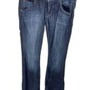 Hudson Jeans Hudson Women's Cotton Stretch Dark Wash Wide Leg Jeans Blue Collin flap 27 Photo 0