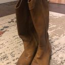 Arturo Chiang  Tall Brown Leather riding boots Women's Size 6 med Photo 0