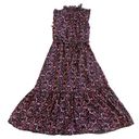 Sam Edelman  Sleeveless Floral Paisley Ruffle Midi Dress w/ Belt Size XS Women's Photo 0