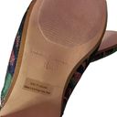 Marc Jacobs Marc Fisher Womens Mule Shoes Slip On Jacquard Pink Green Chain Size 7.5 Photo 13