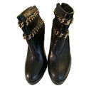 Tory Burch  leather chain booties black women's size 5.5 Photo 1