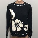 Coldwater Creek  Hibiscus Sweater Tropic Hawaii Photo 1