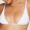  Swim Andie x Demi Moore Tropez Triangle Swim Top White Size Small Photo 0