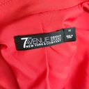 New York & Co. One Button Blazer, Back Pleat, Coral Orange, Size 10 Photo 7