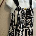 A Byer A. Byer black and white knit tank style top size small Photo 3