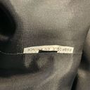 MANIGANCE Paris Blazer Suit Jacket Career Elegant Black/White Leather Trim Sz 6 Black Photo 5