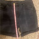 VERO MODA VERA MODA BLACK STRETCH MOM JEAN SHORTS TAJOANA LARGE Photo 10