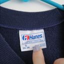 Hanes Vintage  crewneck graphic small navy blue Photo 1