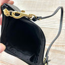 Coach New  Daisy Liquid Gloss Small Wristlet | Black‎ Photo 5