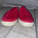 Nine West slip on sneakers pink w/white soles sz 7 women Photo 1