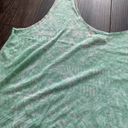 Ecote Ecoté blue & white tank top size small.  Photo 5