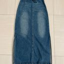 Princess Polly Denim Maxi Skirt Photo 1