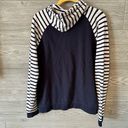 Orvis  Long Sleeve Hoodie Jersey Knit Navy Striped Women’s M Photo 3