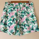 The Loft NWT Fluid Pull On Shorts in Botanical Photo 1