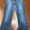 American Eagle Kick Boot Dark Wash Super Stretch Denim Jeans Size 10 Short Photo 0