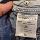 Liz Claiborne  Girlfriend Straight Leg size 12 jeans excellent condition Photo 7